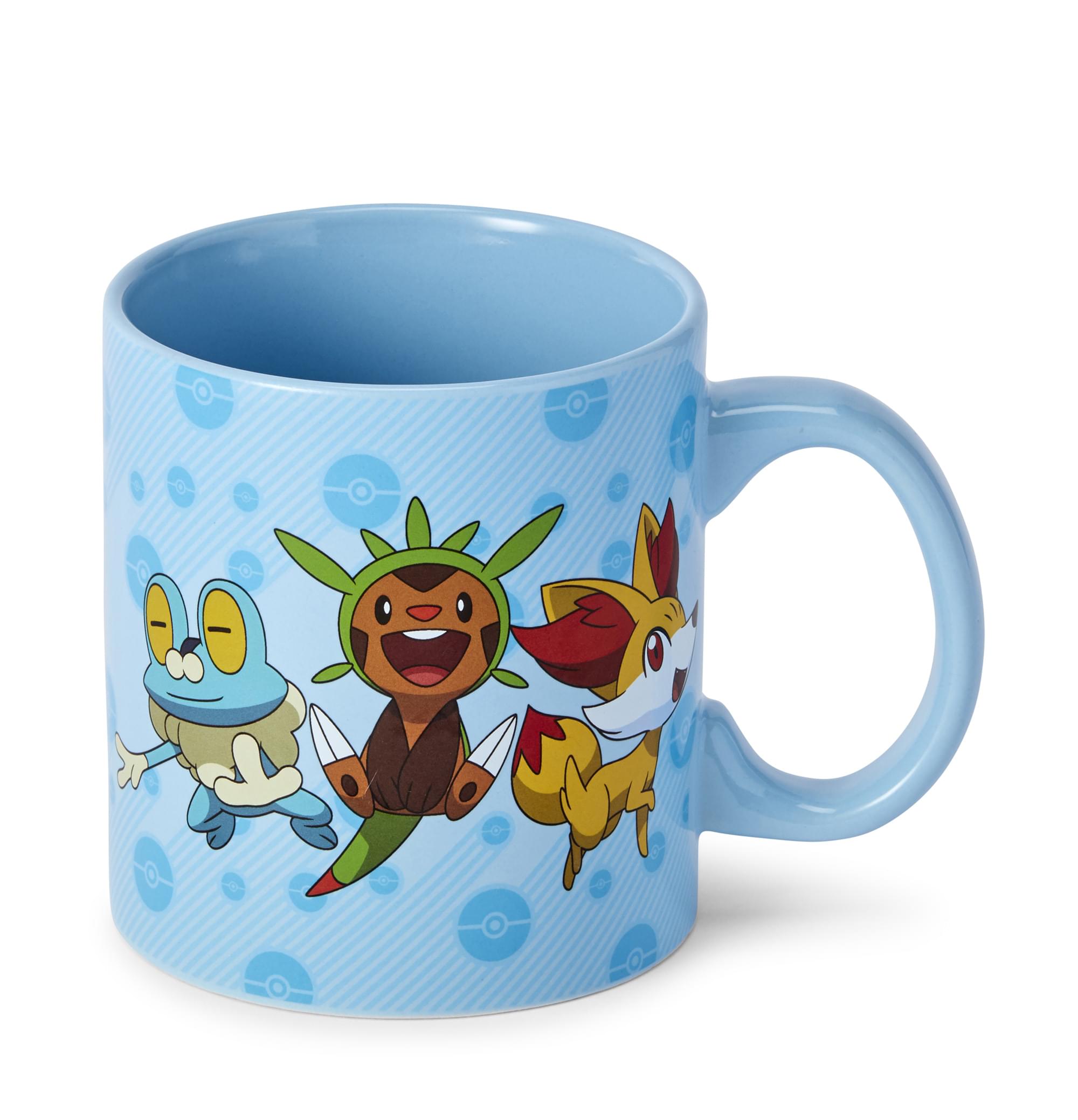 Pokemon XY Group Starters Coffee Mug - 20-Ounces Blue