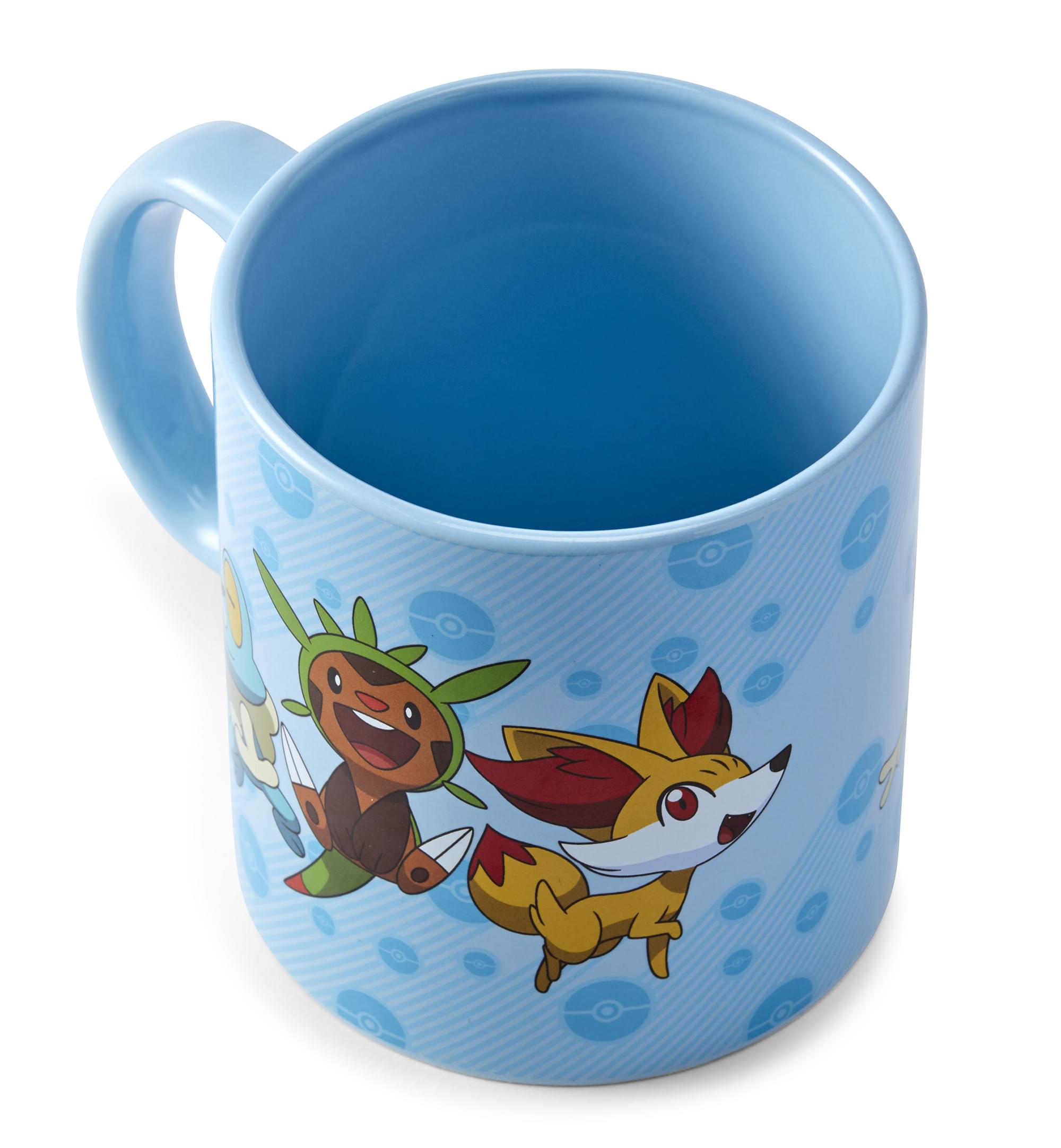Pokemon XY Group Starters Coffee Mug - 20-Ounces Blue