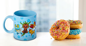 Pokemon XY Group Starters Coffee Mug - 20-Ounces Blue
