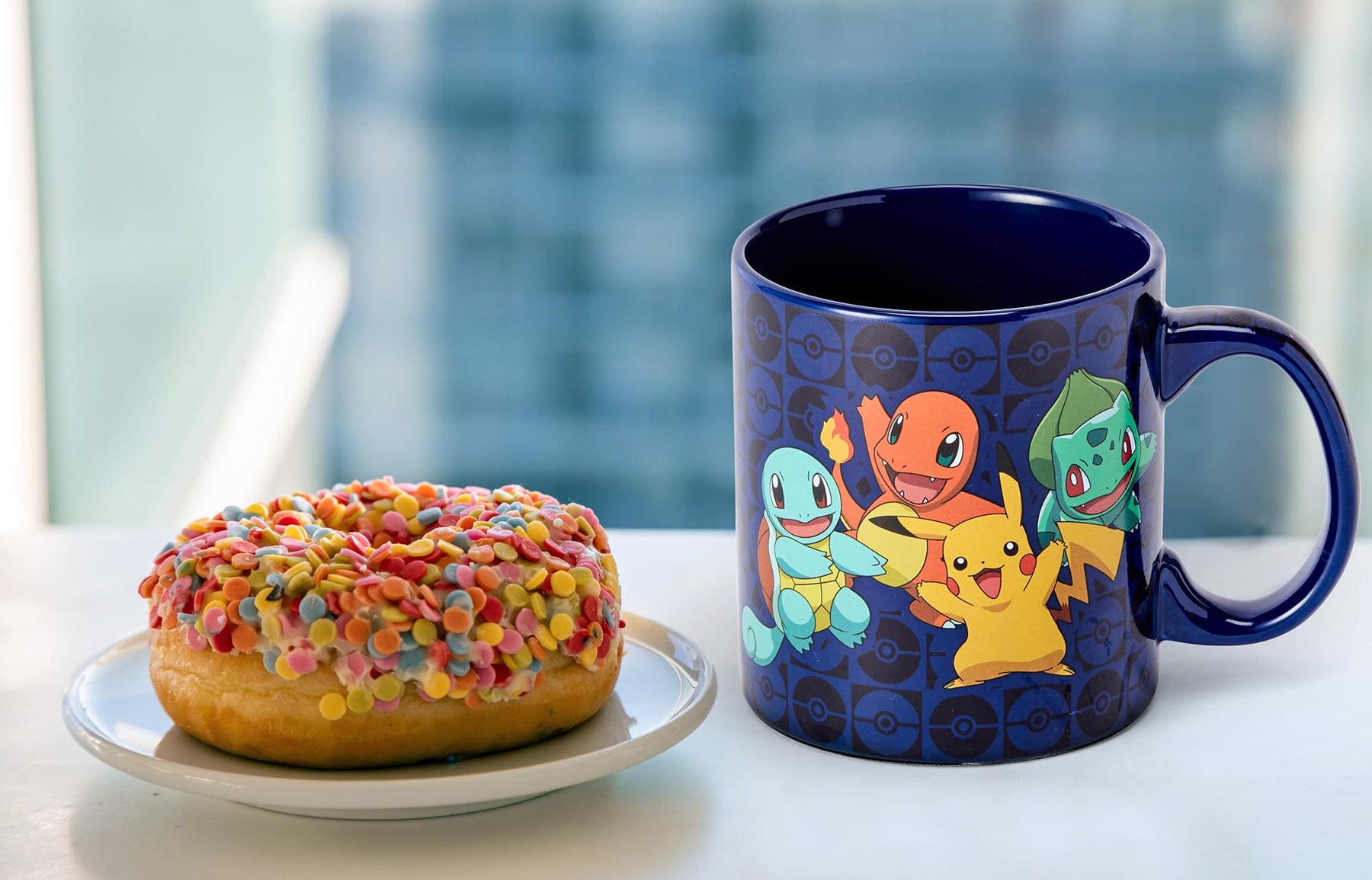 Pokémon Original Generation One Starters Coffee Mug | Features Pikachu & More