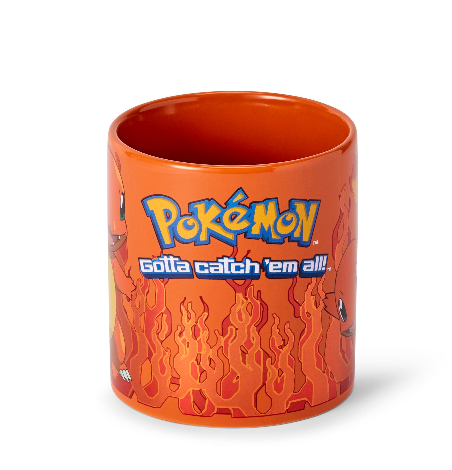 Pokémon Charmander Orange Foil Print Ceramic Coffee Mug | Holds 20 Ounces