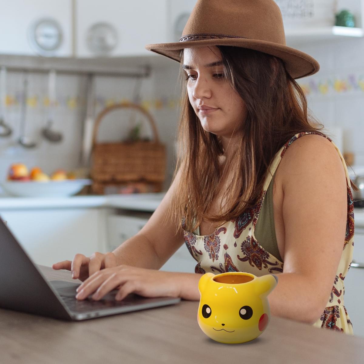 Collectible Pokemon Pikachu 16oz 3D Sculpted Mug