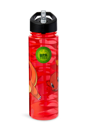 Pokemon Charmander 16oz Water Bottle - BPA-Free Reusable Drinking Bottles
