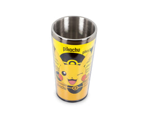 Pokemon Pikachu 16oz Insulated Travel Coffee Mug Tumbler w/ Non-Spill Metal Lid
