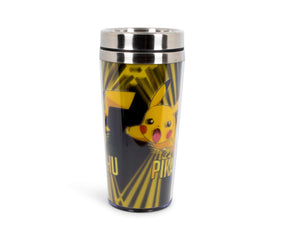 Pokemon Lenticular Pikachu 16oz Travel Coffee Mug Tumbler w/ Non-Spill Metal Lid