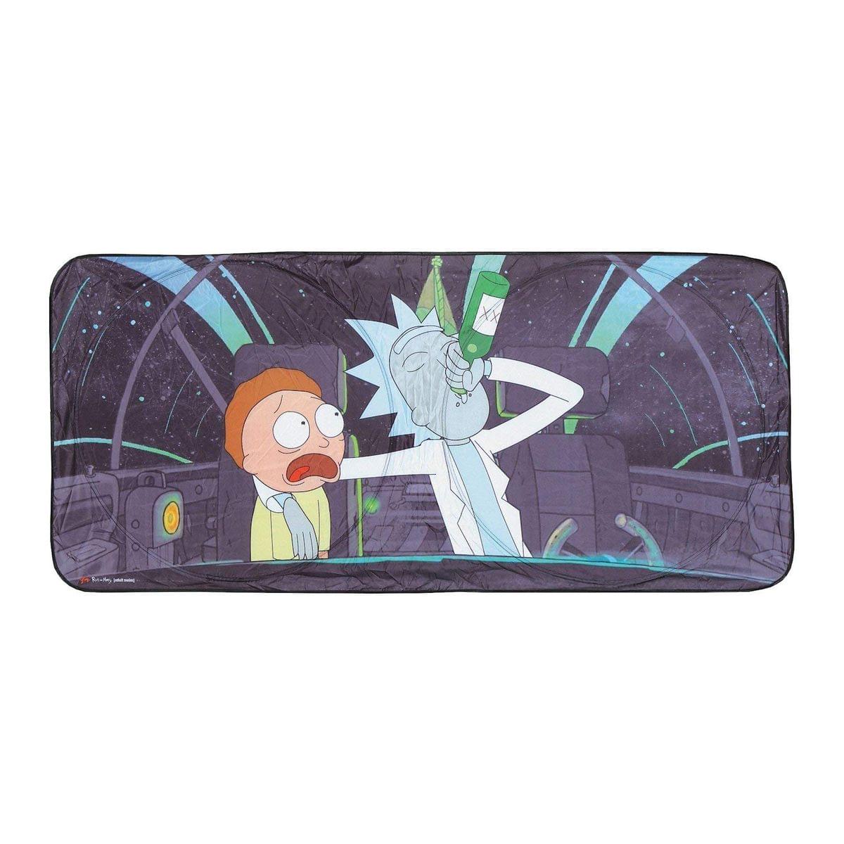 Rick and Morty Space Cruiser Auto Sunshade | Rick And Morty Accessories