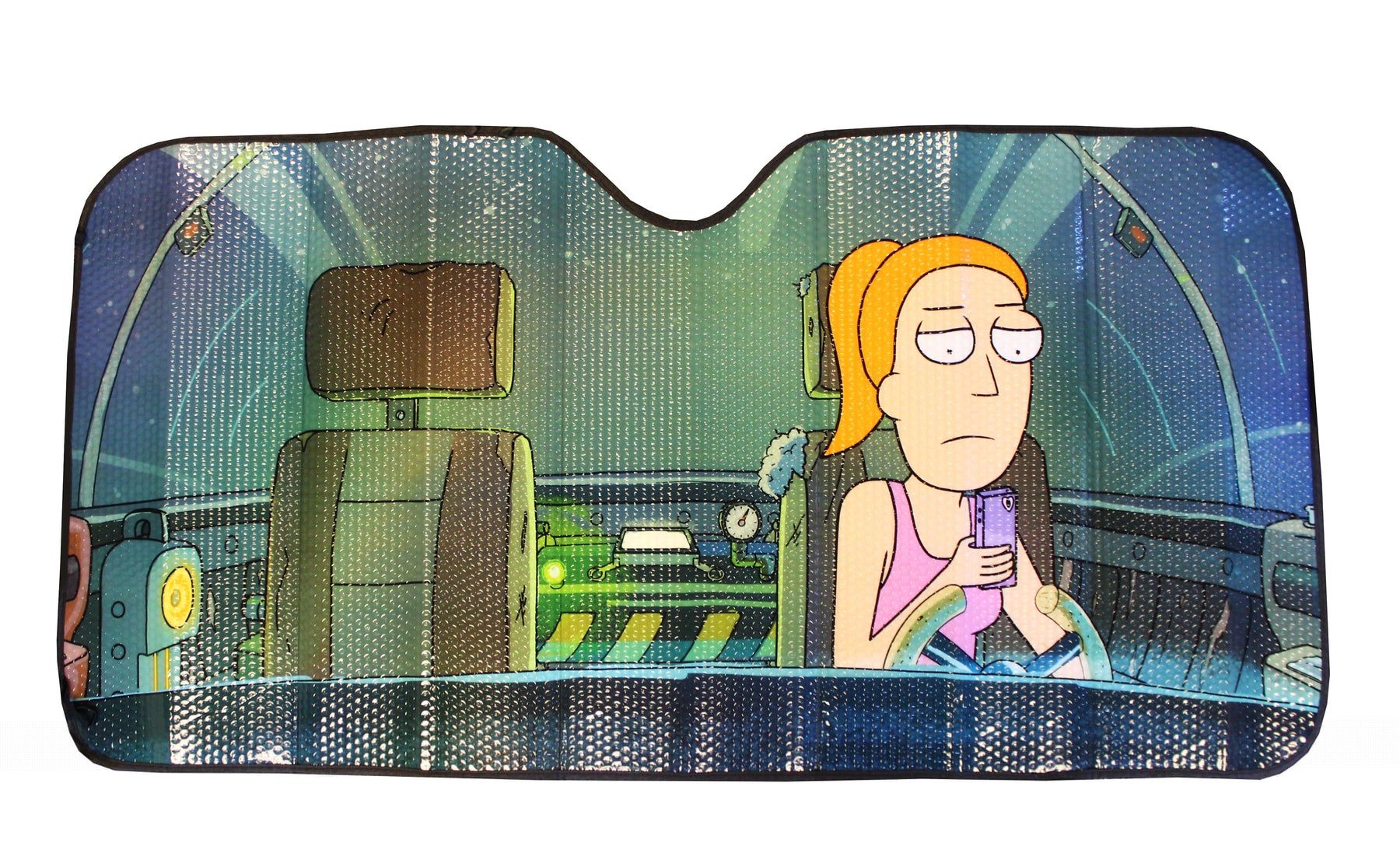Rick and Morty Foldable Universal Windshield Sun Shade for Car Suv Truck