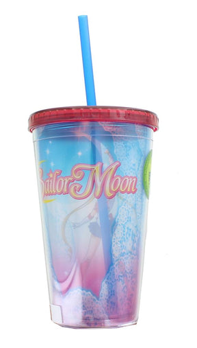 Sailor Moon Lace 16oz Carnival Cup w/ Lid & Straw