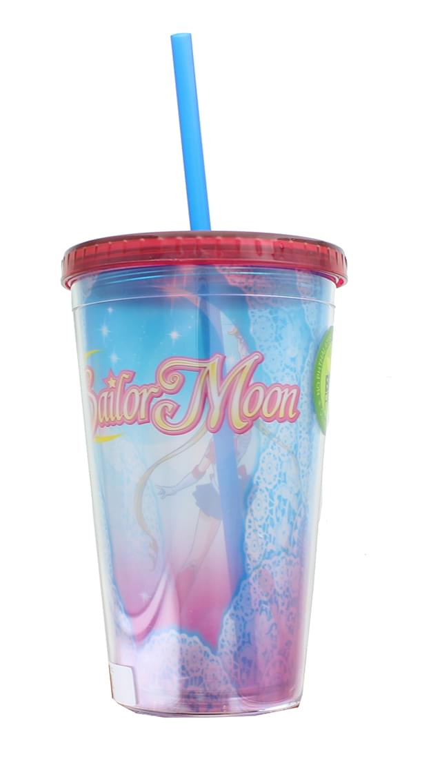 Sailor Moon Lace 16oz Carnival Cup w/ Lid & Straw