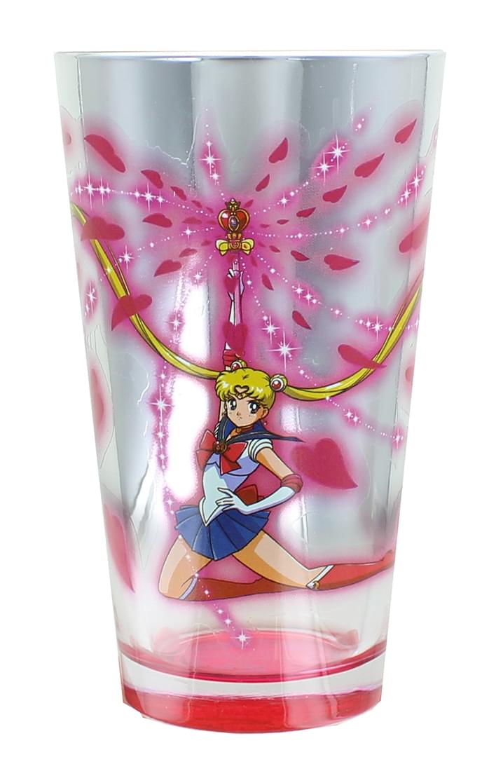 Sailor Moon 16oz Metallic Print Pint Glass