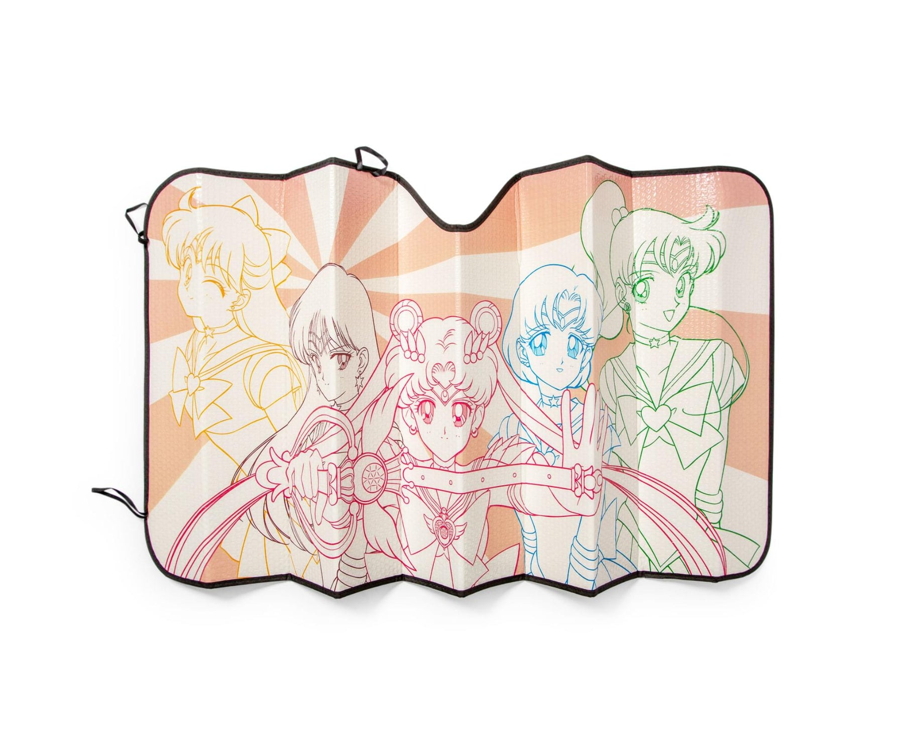 Sailor Moon SuperS Characters Sunshade for Car Windshield | 58 x 28 Inches