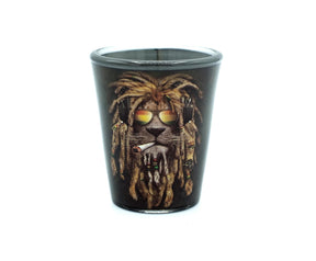 Reggae Lion 2oz Shot Glass