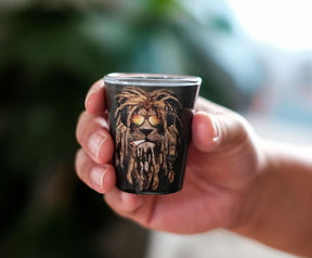 Reggae Lion 2oz Shot Glass