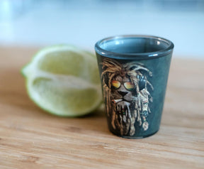 Reggae Lion 2oz Shot Glass