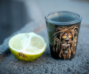 Reggae Lion 2oz Shot Glass