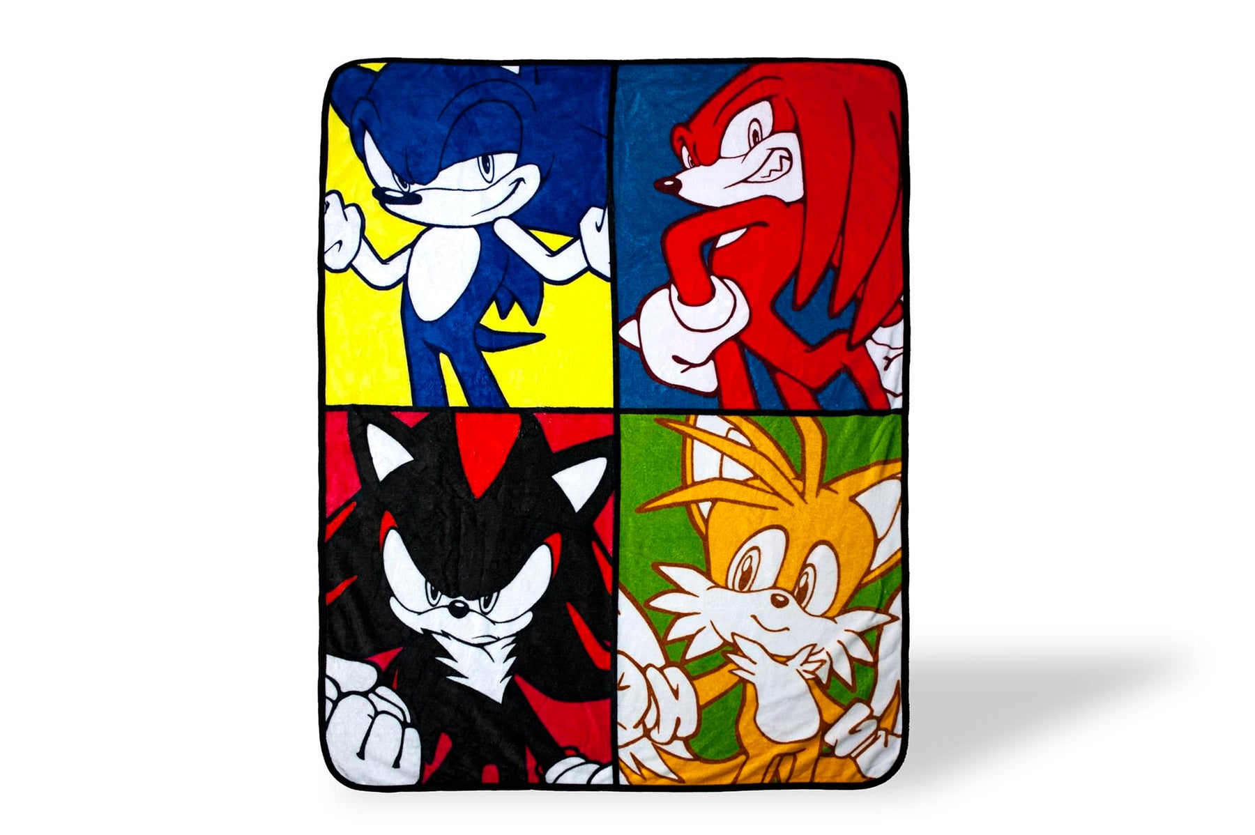 Sonic The Hedgehog Warhol Fleece Throw Blanket | 45 x 60 Inch Cozy Blanket