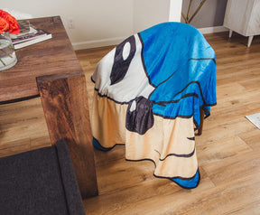 Sonic the Hedgehog Face Fleece Throw Blanket | 45 x 60 Inches