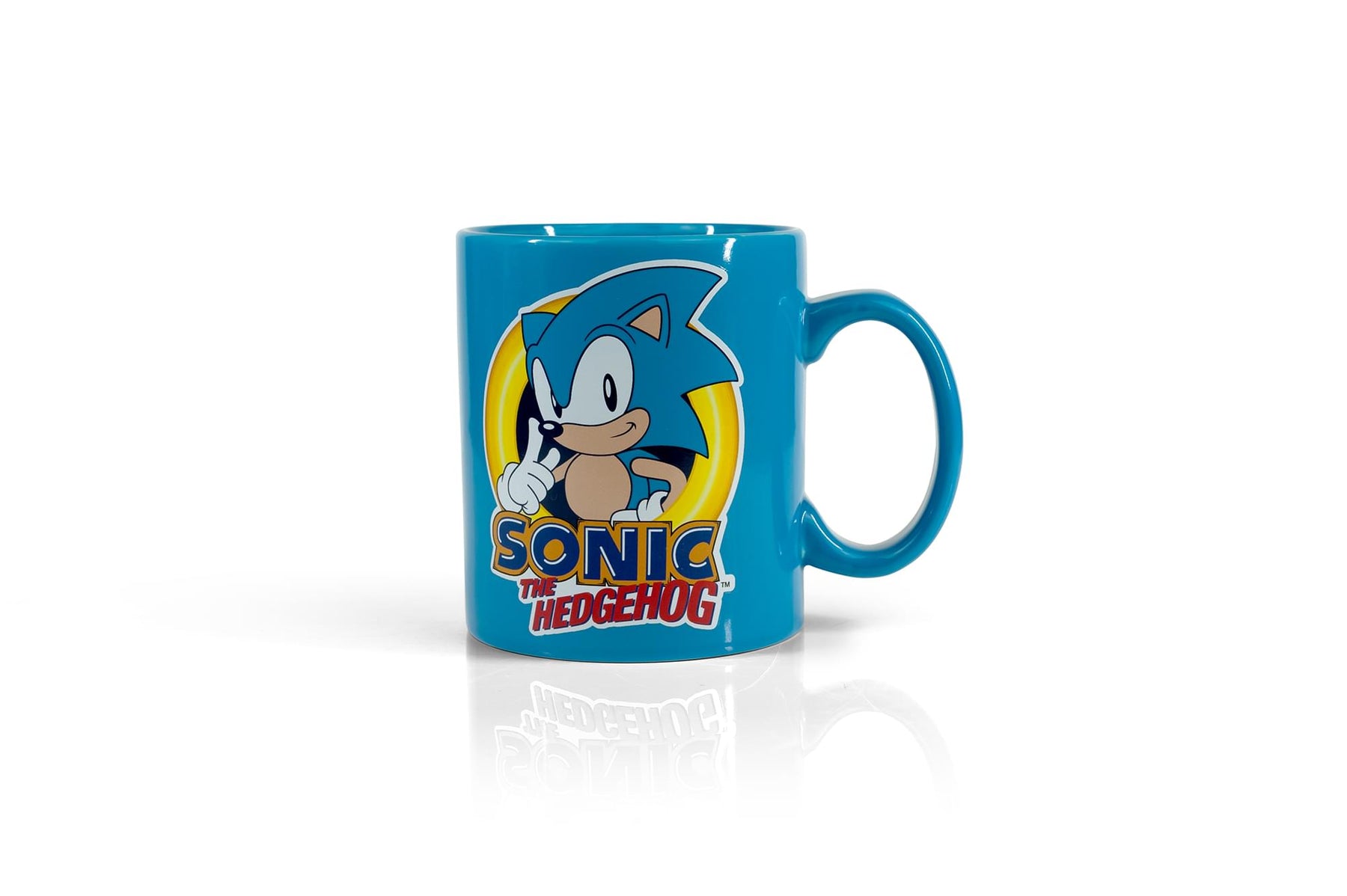 Sonic The Hedgehog Blue 16oz Ceramic Coffee Mug