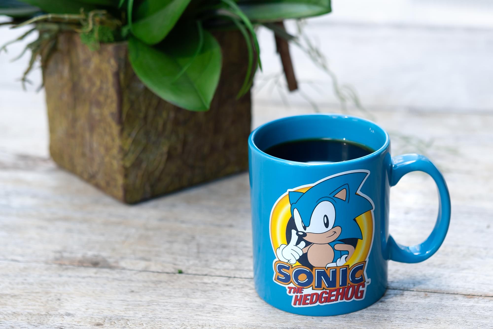 Sonic The Hedgehog Blue 16oz Ceramic Coffee Mug