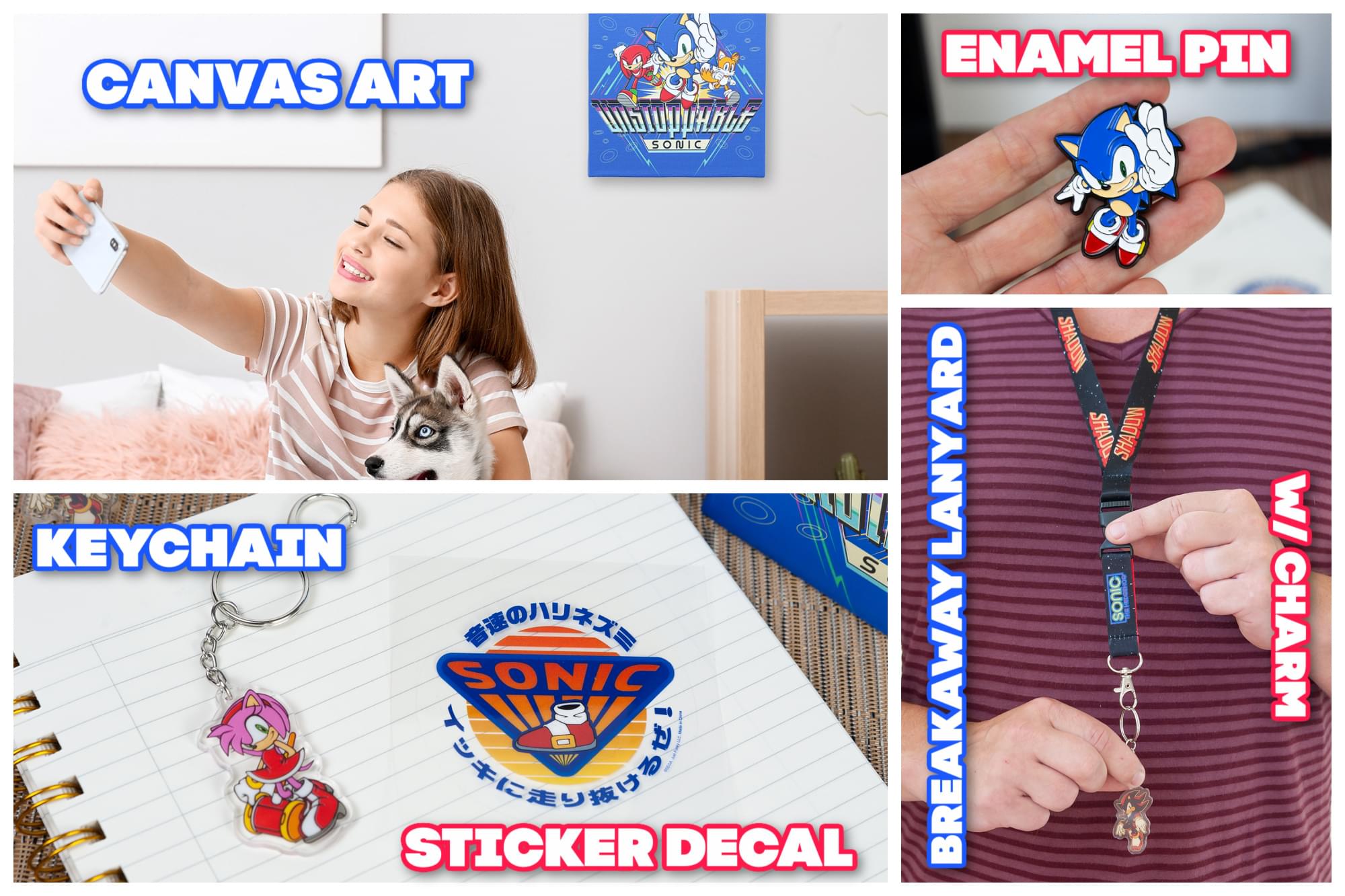 Sonic the Hedgehog Retro Arcade Collector Looksee Box | Includes 5 Themed Collectibles