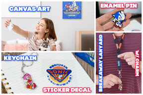 Sonic the Hedgehog Retro Arcade Collector Looksee Box | Includes 5 Themed Collectibles