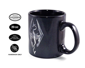 Skyrim Game Symbol Foil Print Mug