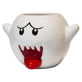 Super Mario Bros White Boo Molded Coffee Mug | 20 oz
