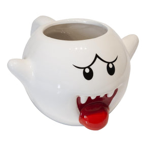 Super Mario Bros White Boo Molded Coffee Mug | 20 oz