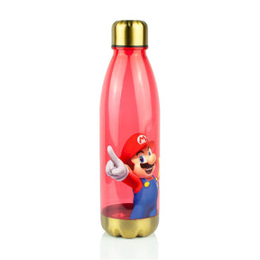 Super Mario Bros Red Plastic Water Bottle | 20 oz
