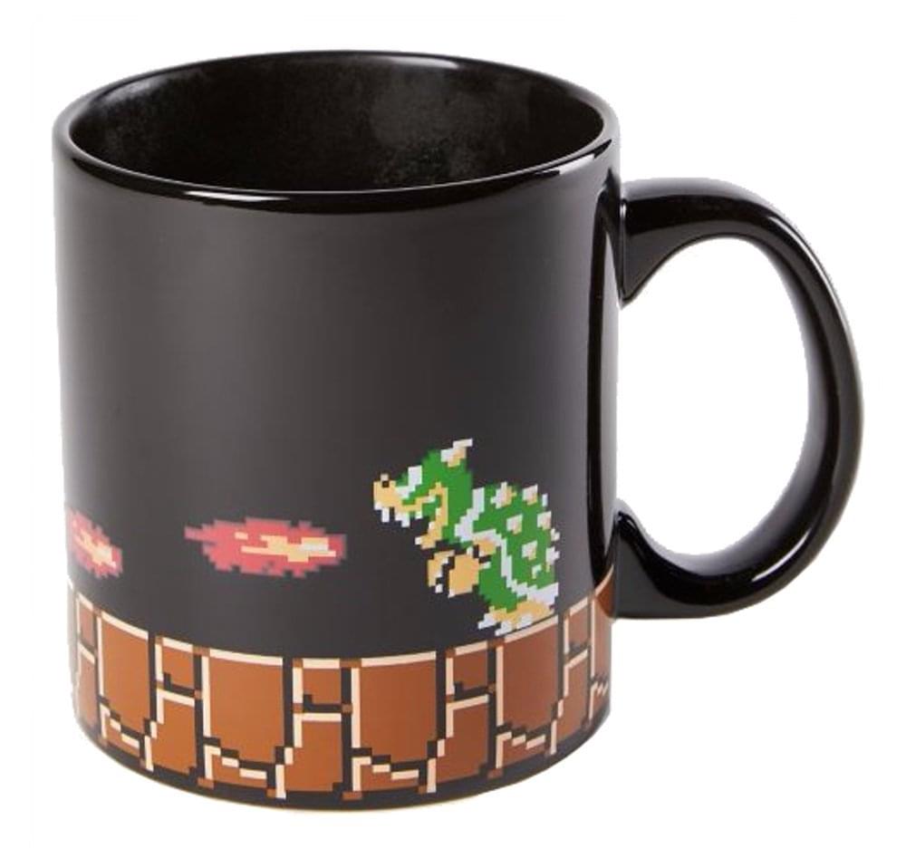 Super Mario Maker Bowser 20oz Heat Changing Ceramic Mug