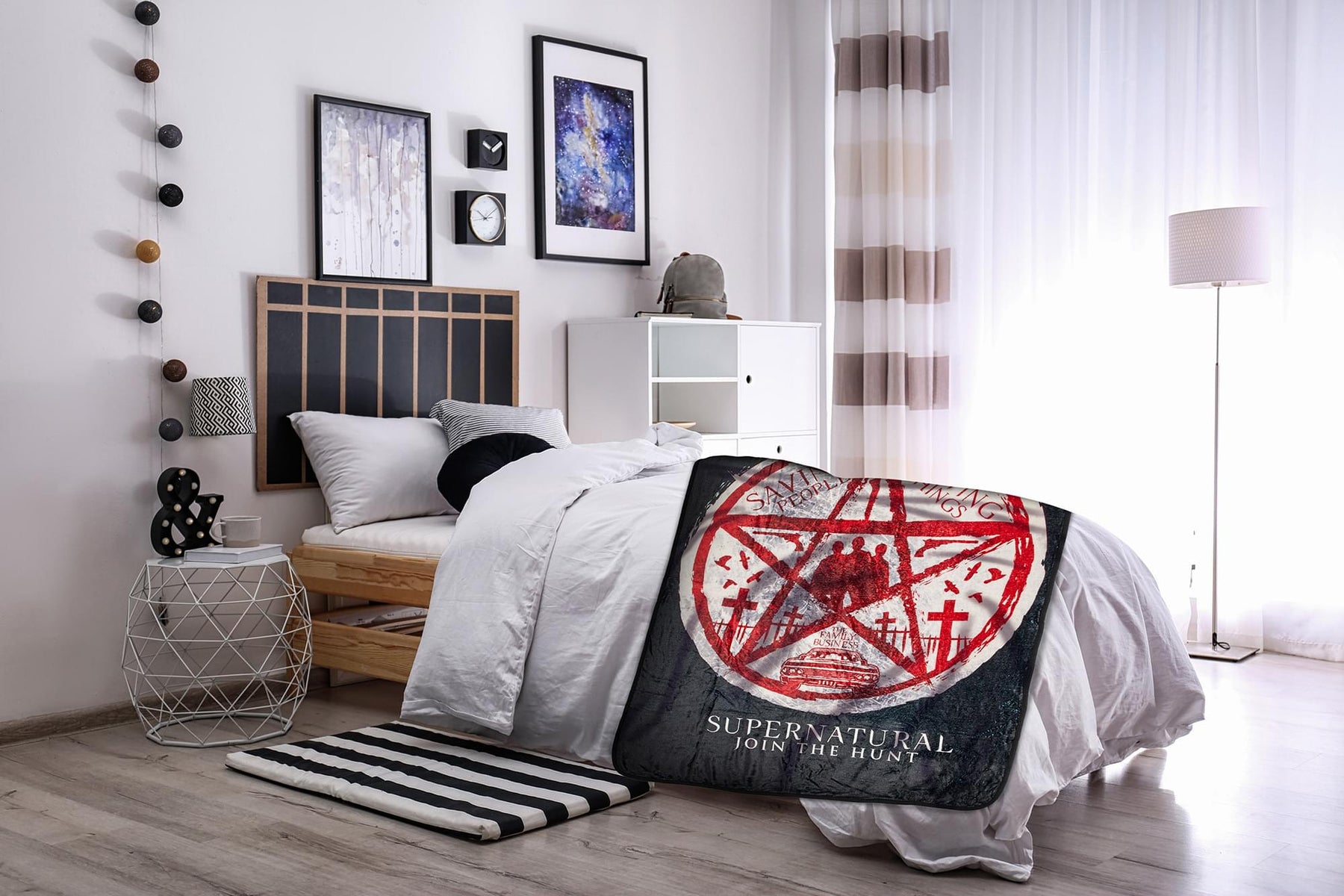 Supernatural Join The Hunt Fleece Throw Blanket - 45 x 60-Inches