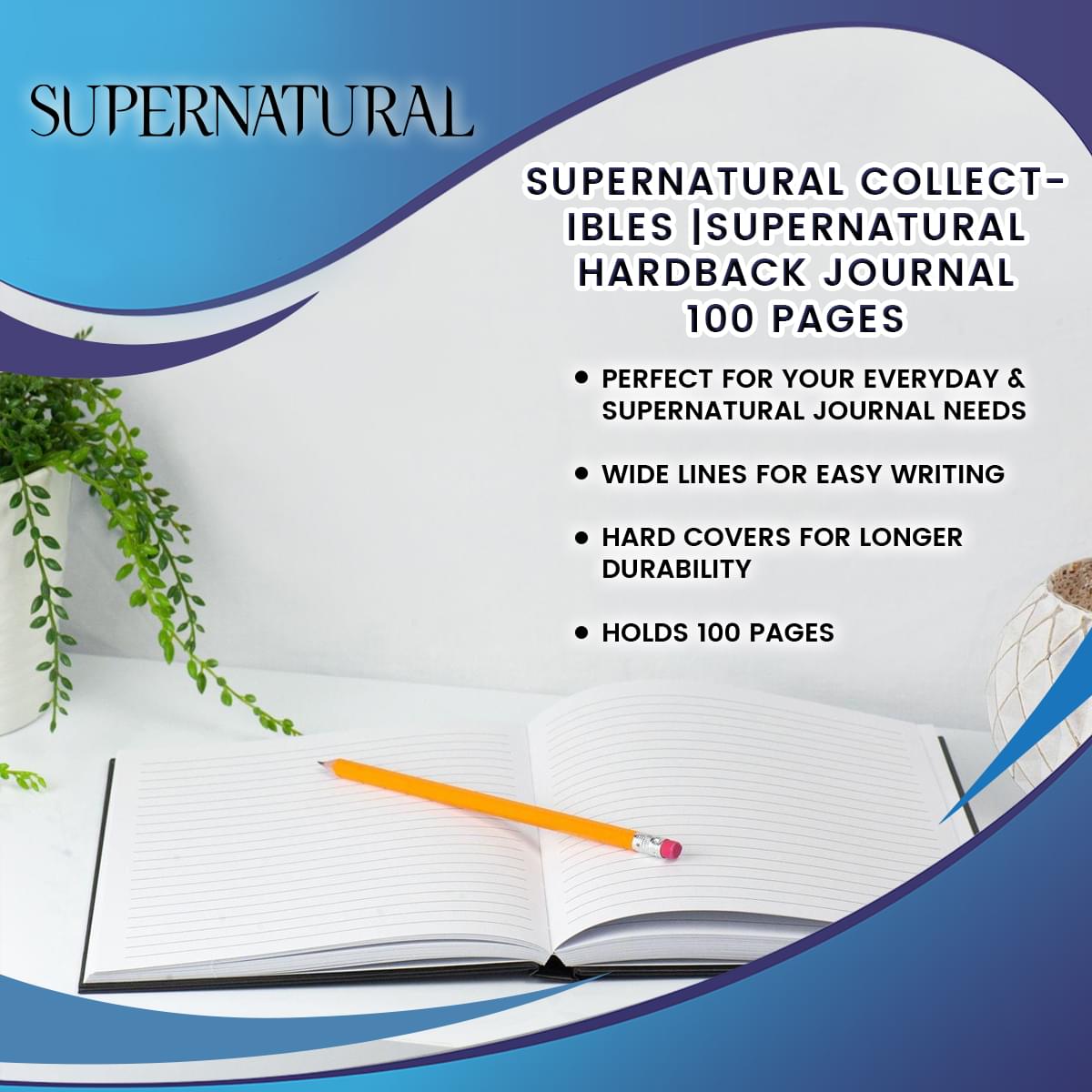 Supernatural Collectibles |Supernatural Hardback Journal | 100 Pages