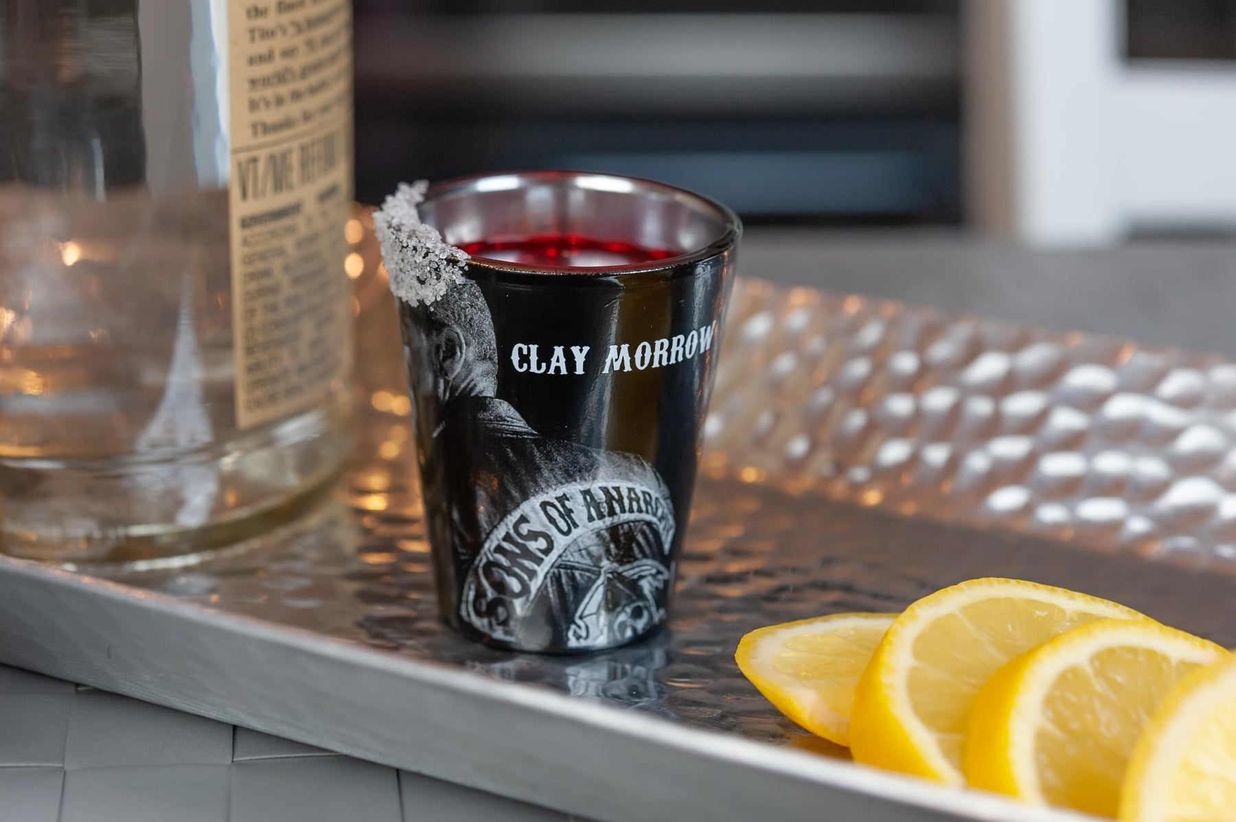 Sons of Anarchy Clay Morrow Collectible Tribute Shot Glass | Holds 1.5 Ounces