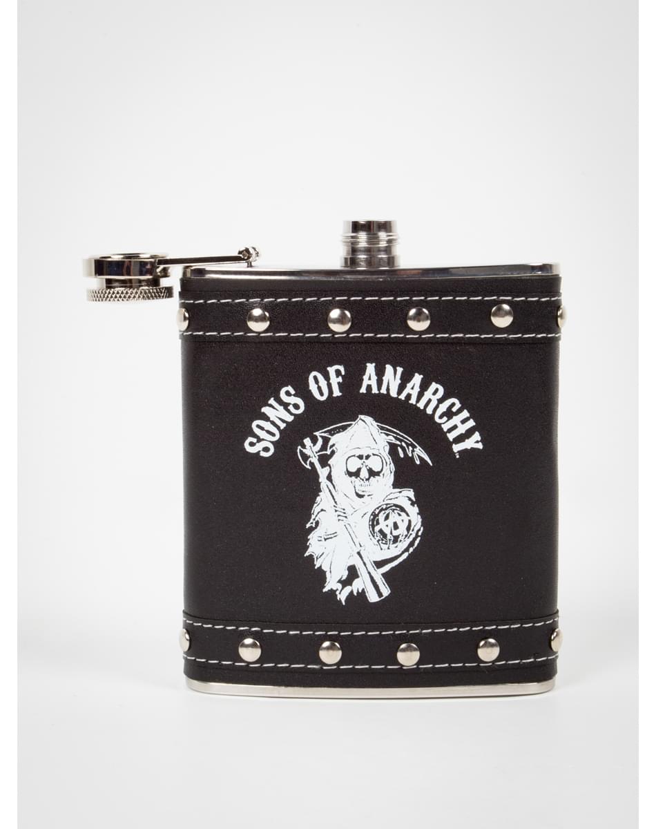 Sons Of Anarchy Logo Studded Flask