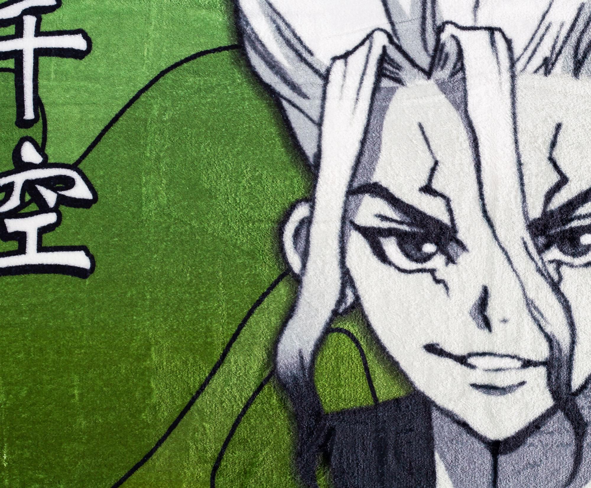 Dr. Stone Senku Ishigami Fleece Throw Blanket | 45 x 60 Inches