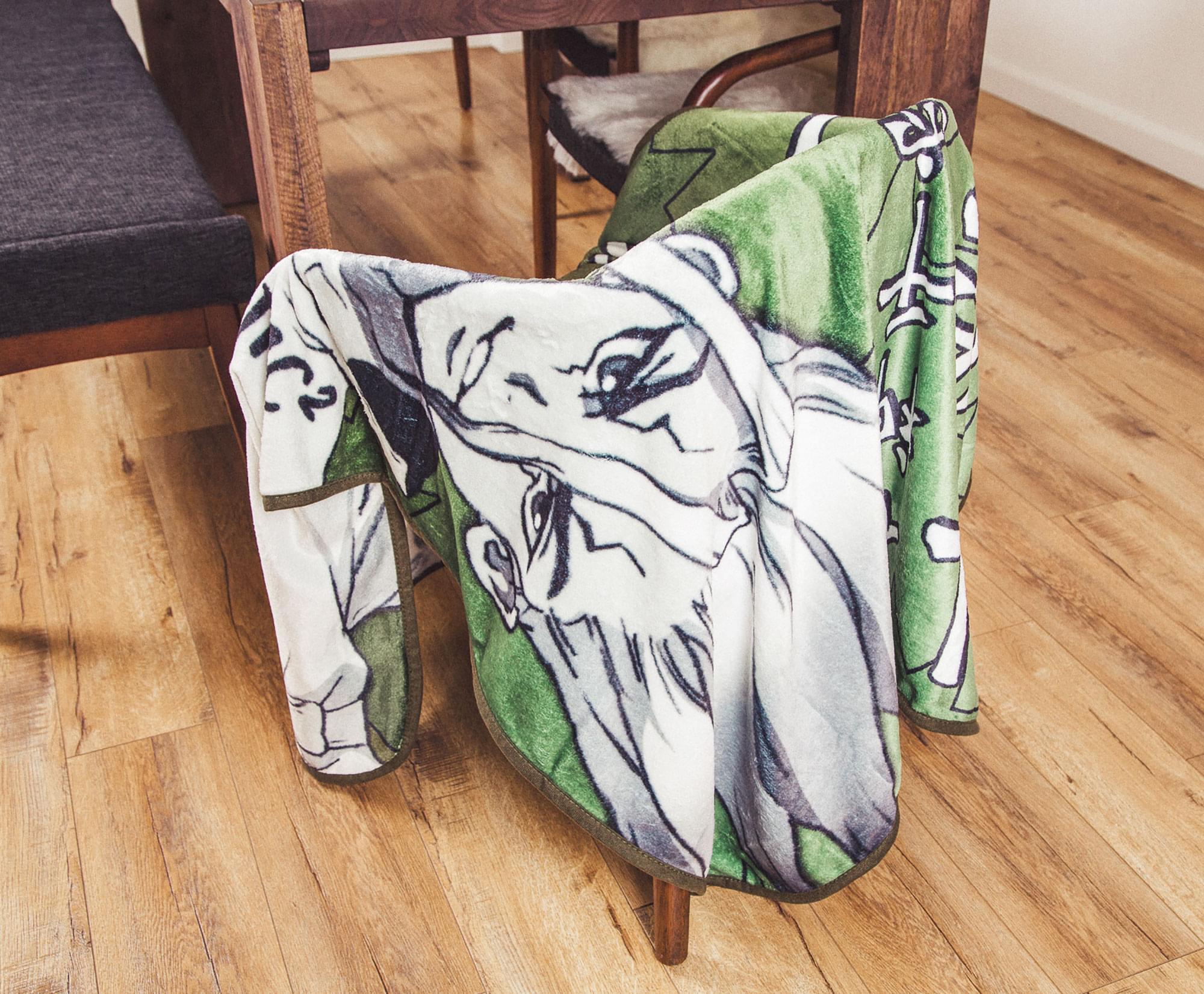 Dr. Stone Senku Ishigami Fleece Throw Blanket | 45 x 60 Inches