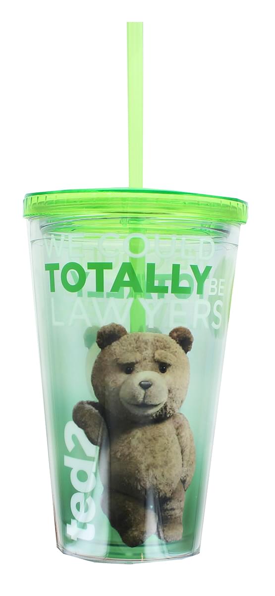 Ted 2 "Lawyers" 18oz Carnival Cup w/ Lid and Straw