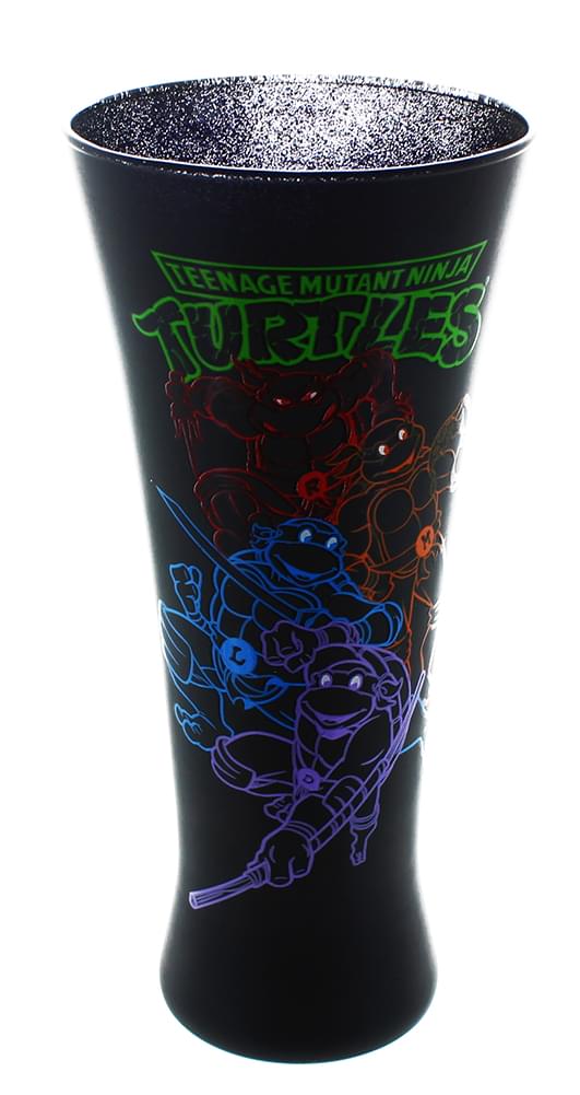 Teenage Mutant Ninja Turtles Neon Turtles Fluted Glass