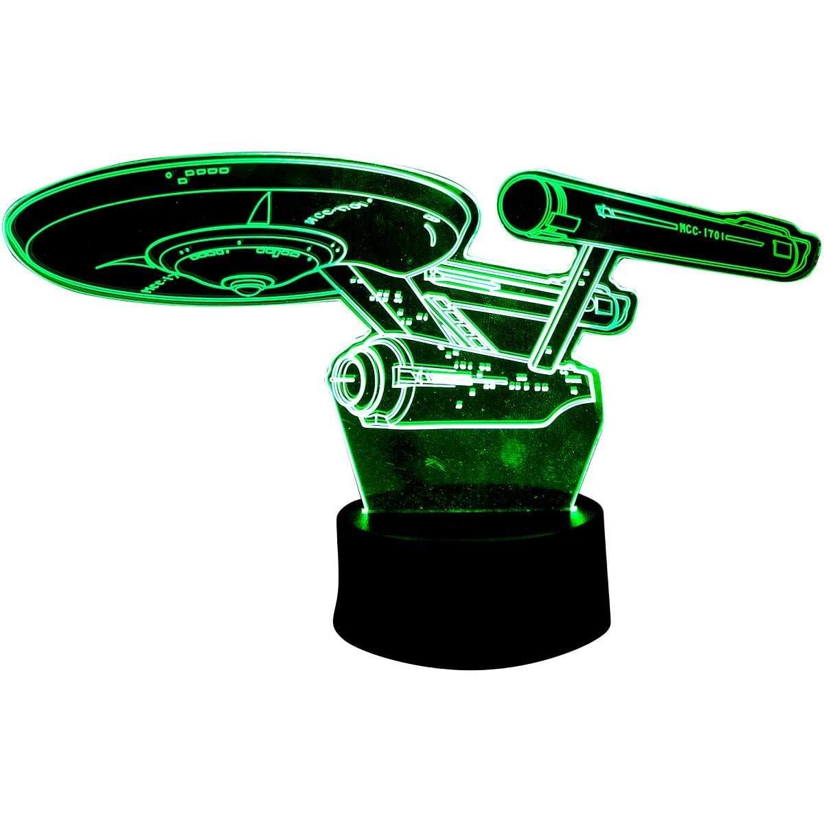 Star Trek Enterprise 3D Acrylic Led Lamp
