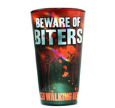 The Walking Dead Beware of Biters Pint Glass
