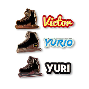 Yuri On Ice Collectible Enamel Pin Set| 6 Pack Collector’s Edition