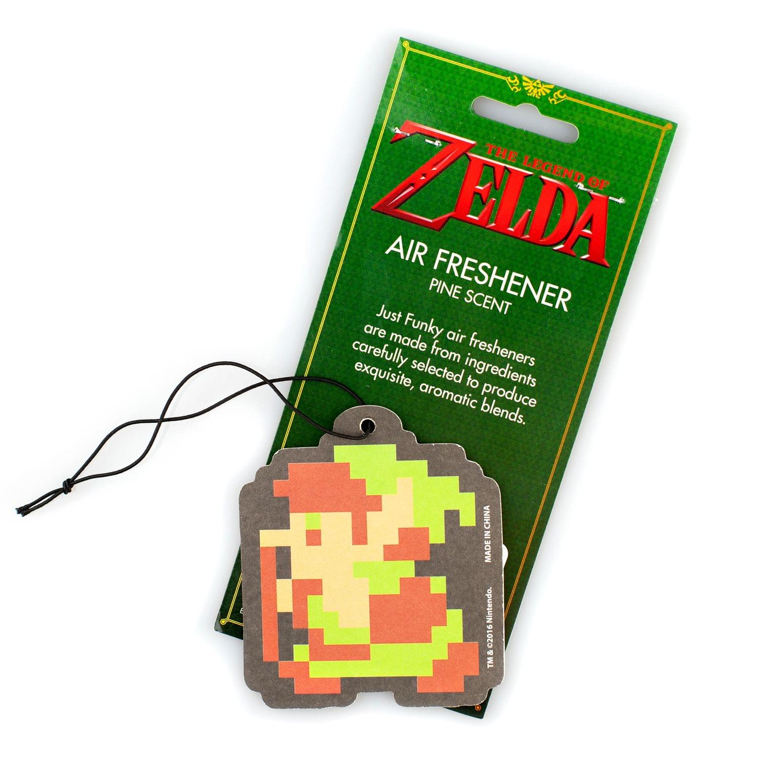 Zelda- Pixel Link Air freshener  | Licensed Nintendo Accessories - Pine Scent