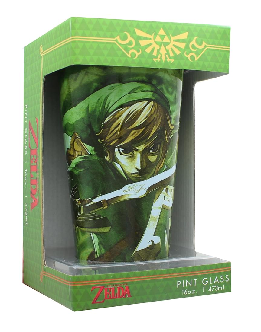 The Legend Of Zelda Link & Princess Zelda Pint Glass