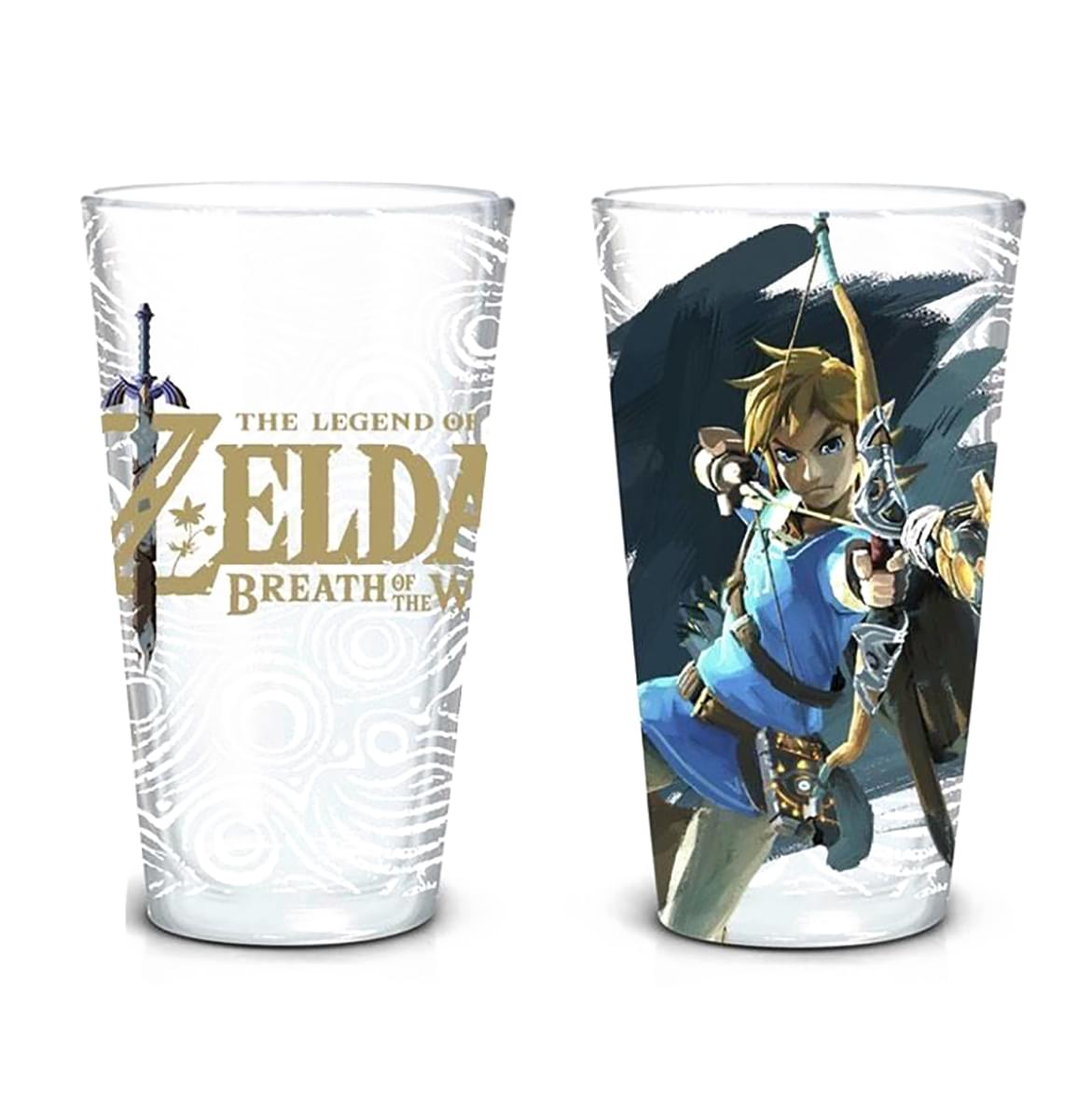 Legend of Zelda Breath of the Wild 16oz Pint Glass Set