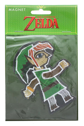 The Legend of Zelda Link Painting 4-Inch Auto Magnet