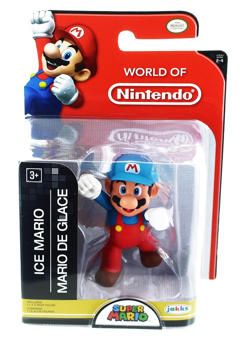 World of Nintendo 2.5" Mini Figure Ice Mario