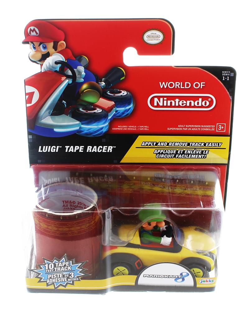 World of Nintendo Tape Racer Action Figure: Luigi