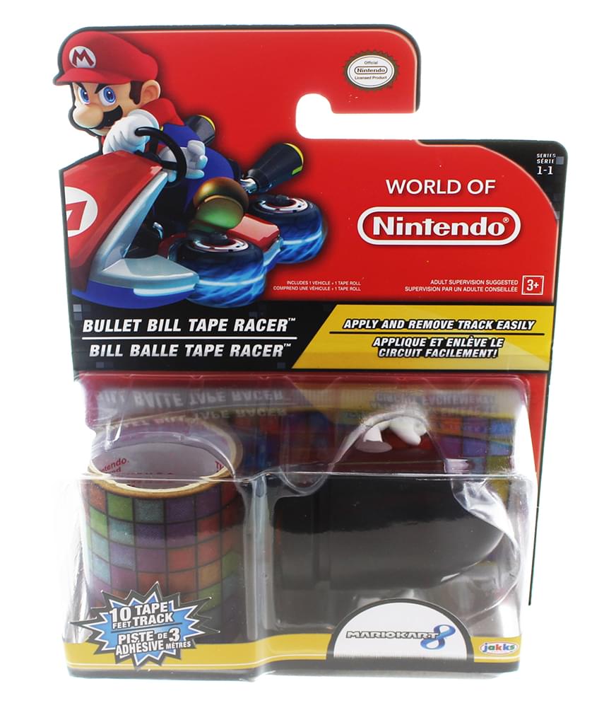 World of Nintendo Tape Racer Action Figure: Bullet Bill