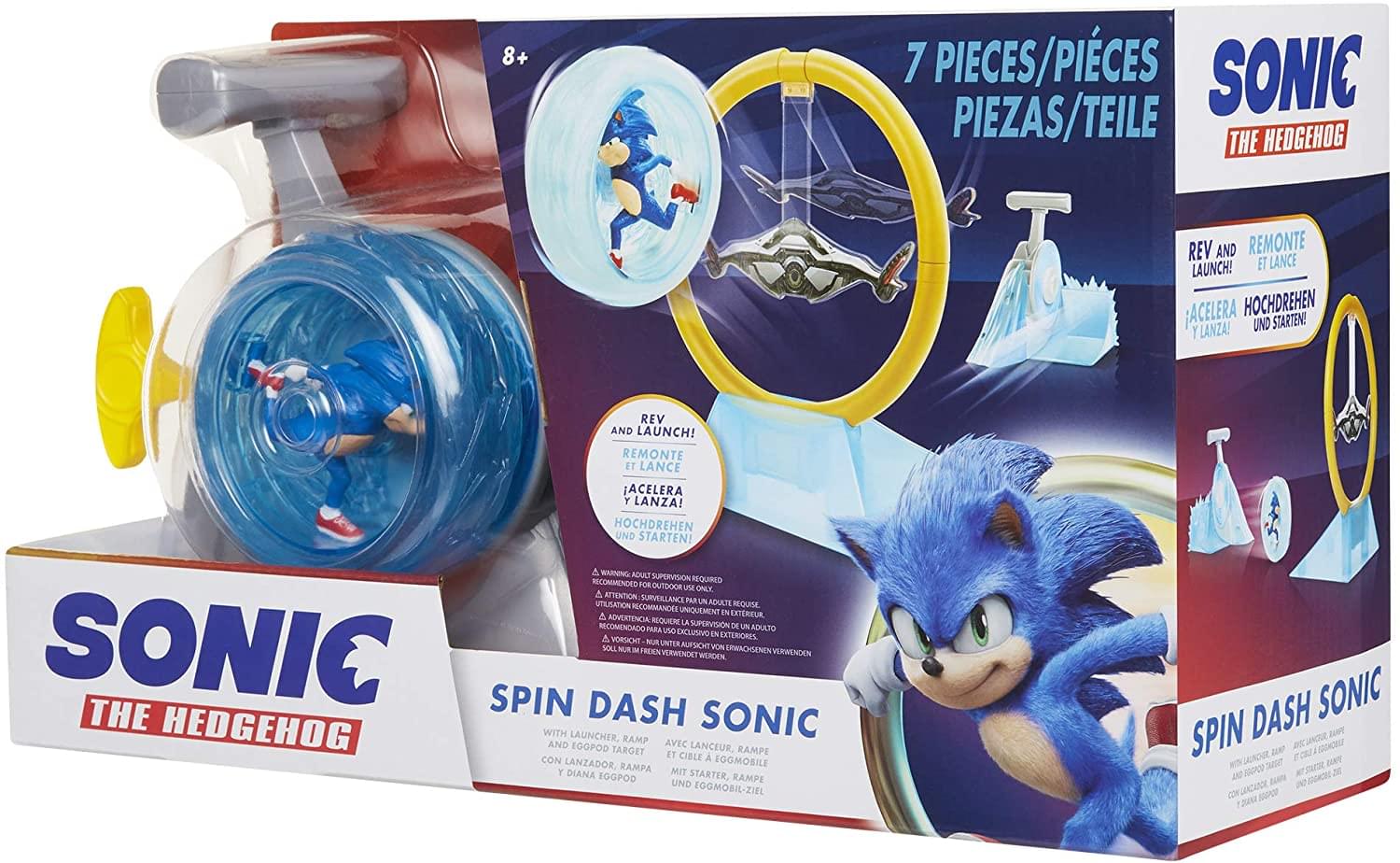 Sonic The Hedgehog Spin Dash Sonic Rev and Launch Toy