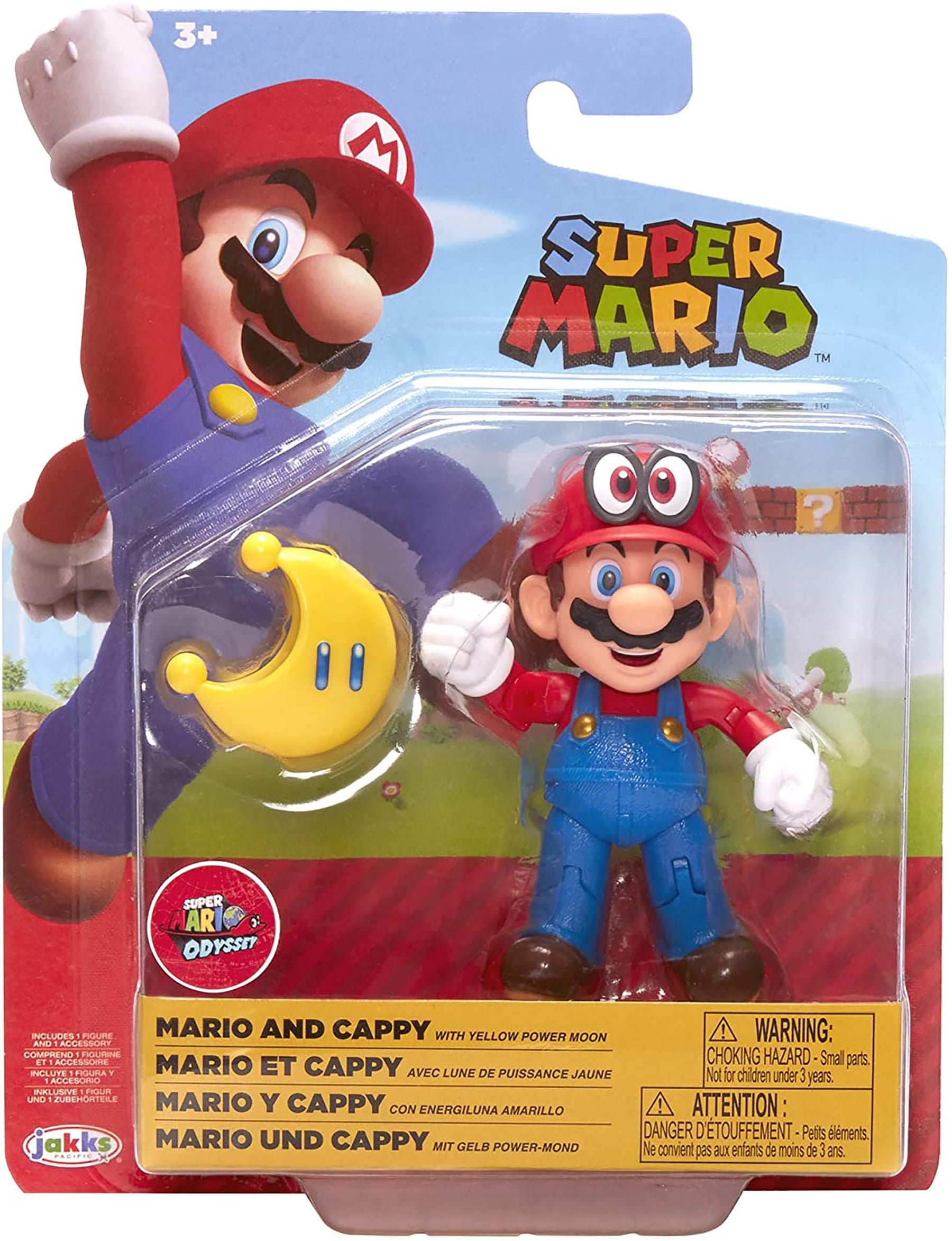 Super Mario World of Nintendo 4 Inch Figure | Mario & Cappy